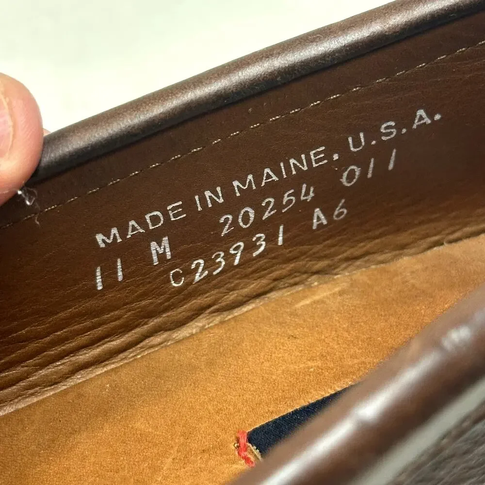 VGUC Rancourt & Co. x Cole Haan Pinch Penny Loafer Made in Maine USA 11 D